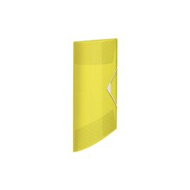 ESSELTE Pasta Elásticos Ice A4, 3 Abas, 150 Folhas, Amarelo