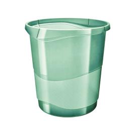 Cesto Papéis Colour’Ice, 14 L, Plástico, Verde