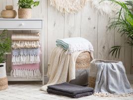 Manta preta 130 x 160 cm TANGIER