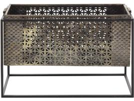 Candelabro em metal dourado 41 x 26 cm AMAMI