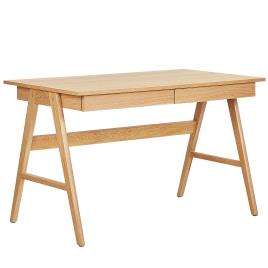 Secretária em castanho claro 120 x 70 cm SHESLAY