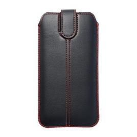 Bolsa Iphone 5 E 5S E Se E 5C Forcell Pele Sintética Preto