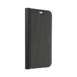 Capa Xiaomi Redmi Note 10 Pro Forcell Livro Efeito carbono Preto
