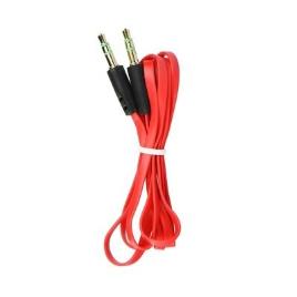 Cabo Aux 3,5Mm Jack Vermelho