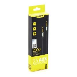 Cabo Aux Jack Remax 3,5 Mm L200 2 M Preto