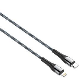 Cabo De Dados Ldnio Lc111 Pd Tipo C Para Conectores Lightning - 1M Preto