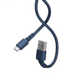 Cabo Remax Usb Para Micro Skin-Friendly 2,4A Rc-179M Azul