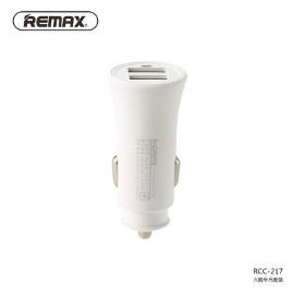 Carregador De Carro Remax Rocket 2Xusb 2,4A Rcc217 Branco