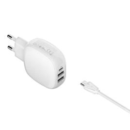 Carregador De Parede Ldnio A3510Q Dual Fast Charging Protocol Qc 3.0+Pd 28,5W Com Usb C