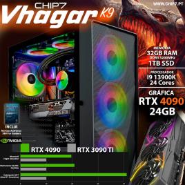 COMPUTADOR GAMING - I9 13900K / RTX 4090 24GB / 32GB RAM / 1TB SSD - CHIP7 VHAGAR K9