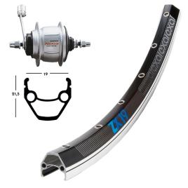 Winora Exal Xp19 Skid Shimano Nexus 8s Rear Wheel  10 x 135 mm