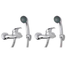 vidaXL Chuveiros misturadores 2 pcs