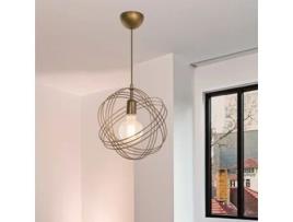 Candeeiro LUX.PRO (Metal - Bronze - 30 x 28 cm - 20 W)