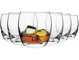Copos KROSGLASS Elite (Vidro - Transparente - 9 x 9,5)