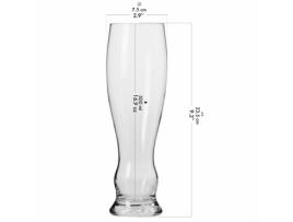 Pote KROSGLASS Splendour (Vidro - Transparente - 7,5 x 23,5)