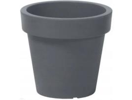 Vaso PROSPERPLAST Lexo Round (Cinzento - 80 x 80 x 74 cm)