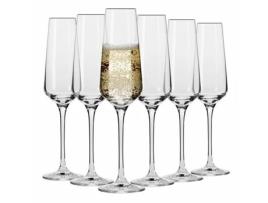 Copos KROSGLASS Avant-garde (Vidro - Transparente - 5,8 x 24,8)