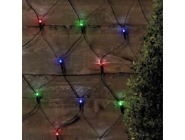 Rede de luzes de Natal 50 Leds energia solar de longa duração