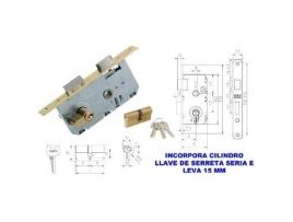 Mcm cerradura embutir madera 2501-245an311 45 canto recto latona