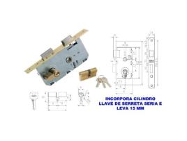 Mcm cerradura embutir madera 2501-235an311 35 canto recto latona