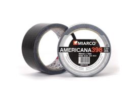 Cinta americana negra 398 50mm rollo 30m