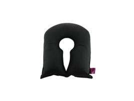 Almofada Sanluxe Anti-Decúbito com Formato de Ferradura Redonda, Grafite 42X44X9 cm UBIOTEX