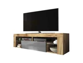 Móvel de TV TV SELSEY Bianko Lancaster, Cinzento (140 x 50.5 x 35)