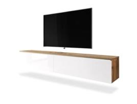 Móvel de TV TV SELSEY KANE Branco (180 x 33 x 30)