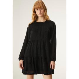 Compania Fantastica Vestido preto evasé