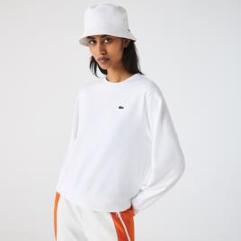 Lacoste Sweat de gola redonda, logótipo bordado no peito