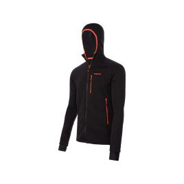 Trangoworld Trx2 Stretch Pro Hooded Fleece Preto L Homem