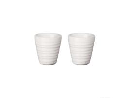 Conjunto de 2 Copos TÃ©rmicos Espresso Twist Branco - Thermo ASA SELECTION