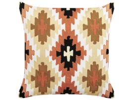 Almofada Decorativa BELIANI em Algodão Multicolor 50x50 cm Serampore