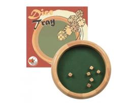 Jogo de Tabuleiro EGMONT TOYS Wooden Dice Tray (4 Anos)