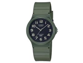 Relógio Casio > reloj analógico collection mq 24uc 3bef/ 39mm/ verde - MQ-24UC-3BEF