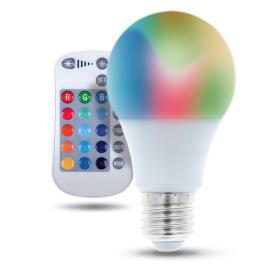 Lâmpada E27 9W 230V Globo Rgbw com Comando