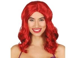 Peruca GUIRCA De Cabelo Vermelho Intenso
