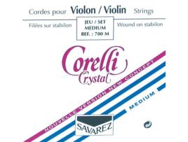 Corelli Conjunto de Cordas de Violino 4/4 Médio Consiste em Co701M Co702M