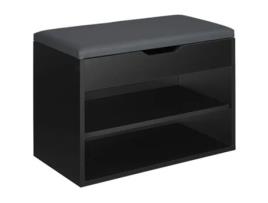 Banco TECTAKE Sapateira TECTAKE Acolchado Jasmina 60x30x43,5cm