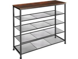 Sapateira TECTAKE Estante TECTAKE Sheffield 100x30,5x93cm