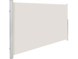 Toldo Lateral de Alumínio TECTAKE (Bege -Poliéster-300 x 200 x 10 cm)