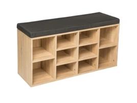 Sapateira TECTAKE com Banco TECTAKE Acolchado 103,5x48x30cm