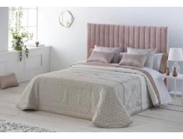 Colcha JVR Geisha (Poliéster - Rosa - 205 cm)
