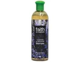 Shampoo Alfazema e Gerânio 250 ml/ 400 ml (Faith in Nature) Volume Litro: 400 ml