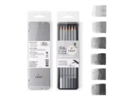 Conjunto de 6 Lápis Grafite Winsor & Newton