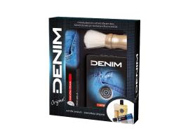 Conjunto Denim After Shave Mais Creme Barba Mais Pincel