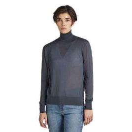 G-star Core Roll Neck Sweater Azul XS Mulher