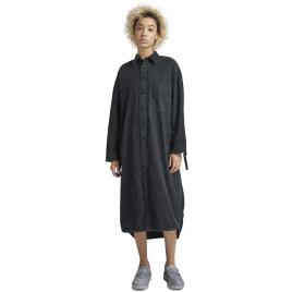 G-star Long Shirt Long Sleeve Dress Preto XL Mulher