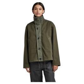 G-star Trucker Collar Jacket Verde XS Mulher