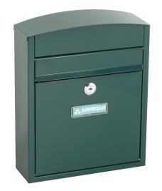Caixa de correio vertical COMPACT VERDE